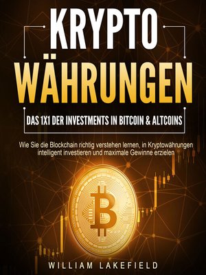 cover image of KRYPTOWÄHRUNGEN--Das 1x1 der Investments in Bitcoin & Altcoins